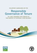 Voluntary Guidelines on the Responsible Governance of Tenure of Land, Fisheries and Forests in the Context of National Food Security.