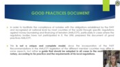 UINLs Good Practices Paper for the Prevention of Money Laundering and Terrorist Financing.